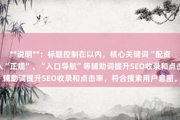 **说明**：标题控制在以内，核心关键词“配资平台网址”前置，并加入“正规”、“入口导航”等辅助词提升SEO收录和点击率，符合搜索用户意图。