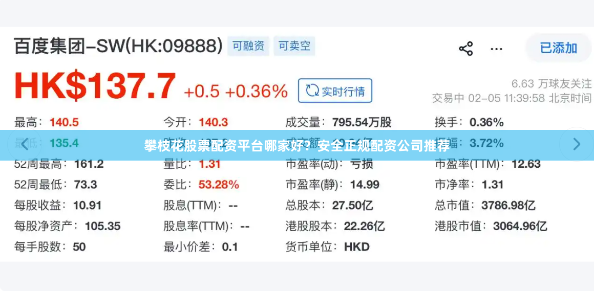 攀枝花股票配资平台哪家好？安全正规配资公司推荐