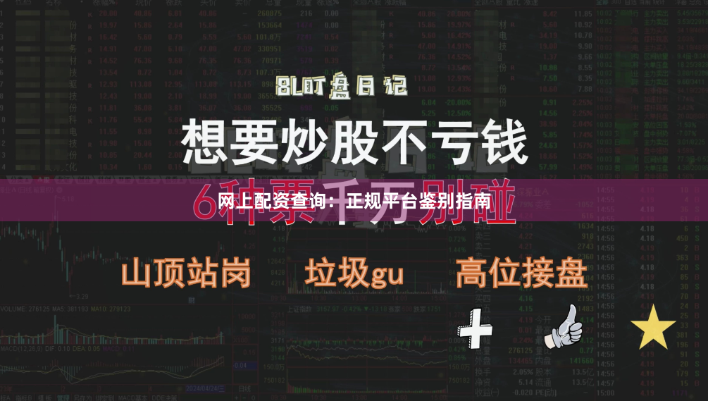 网上配资查询：正规平台鉴别指南