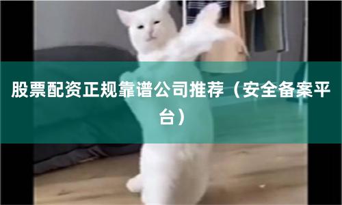 股票配资正规靠谱公司推荐（安全备案平台）