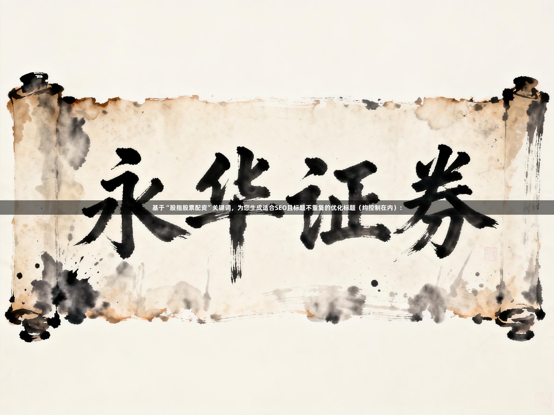 基于“股指股票配资”关键词，为您生成适合SEO且标题不重复的优化标题（均控制在内）：
